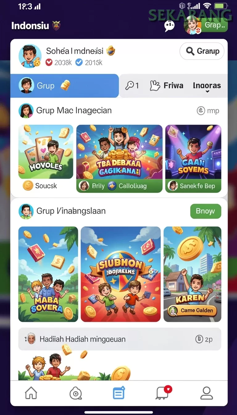 Cuplikan layar INDO178 — menu navigasi