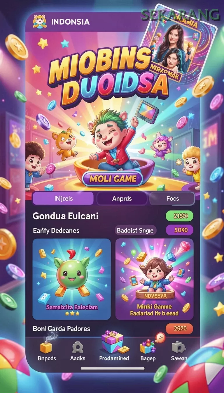 Cuplikan layar RAJACLUB — menu navigasi