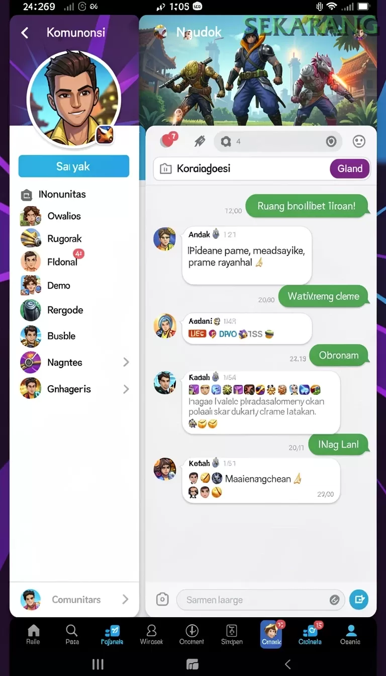 Cuplikan layar SVIP5 — halaman utama